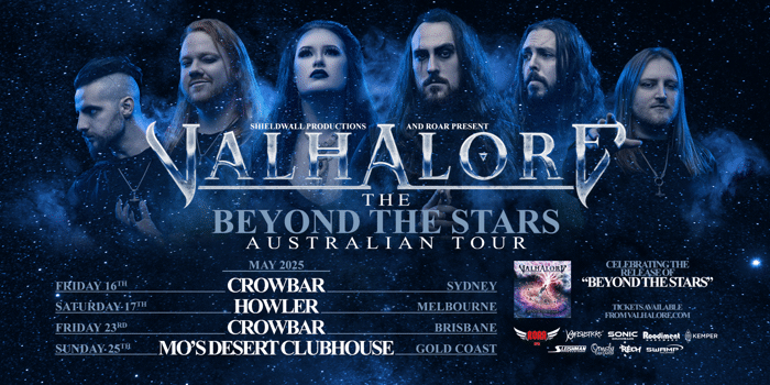 Valhalore - The 'Beyond The Stars' Australian Tour