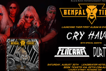 BENGAL TIGERS - CRY HAVOC Melbourne album launch