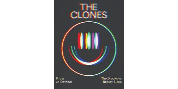 THE CLONES - launch live at The Old Bar - Concert poster
