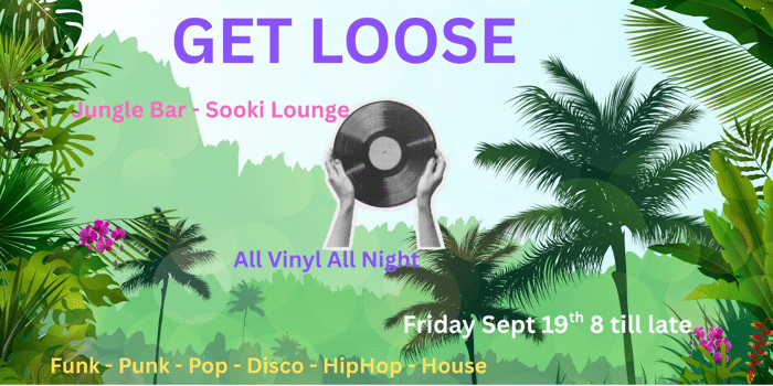 GET LOOSE     -    VINYLE  -  PUNK/FUNK/LATIN/DISCO/HOUSE