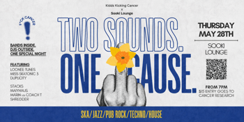 TWO SOUNDS. ONE CAUSE.