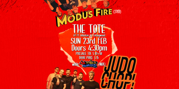 JUDO CHOP! // MODUS FIRE // THE DONALD TRUMPETS Live @ THE TOTE