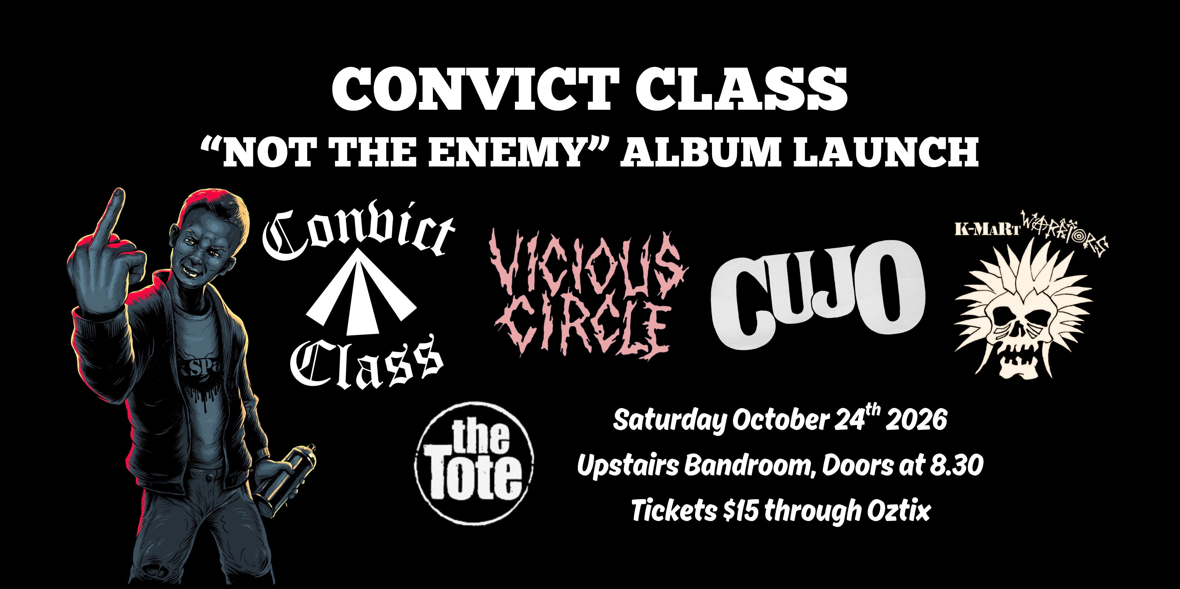 Convict Class "Not The Enemy" Album Launch
