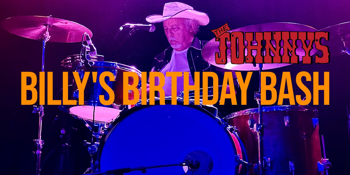 Billy Pommer Jr of  The Johnnys' 65th Birthday Bash in St Kilda