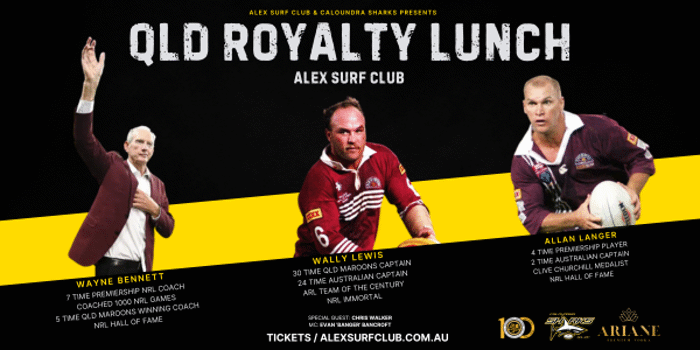 QLD Royalty Lunch | Alex Surf Club