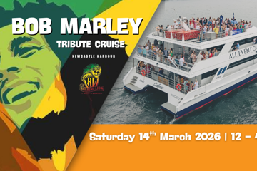 Bob Marley Tribute Cruise on Newcastle Harbour! - 12pm to 4pm