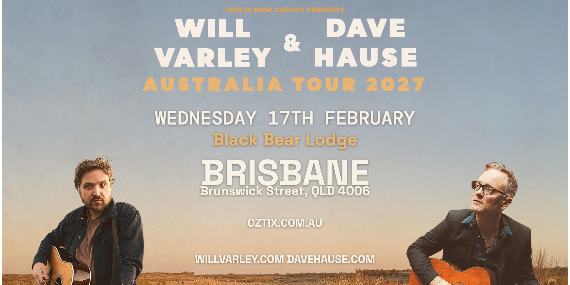 Will Varley & Dave Hause - Australian Tour 2027
