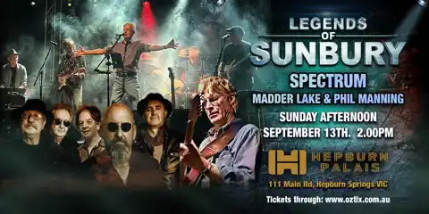 THE LEGENDS OF SUNBURY | MADDER LAKE, SPECTRUM & PHIL MANNING