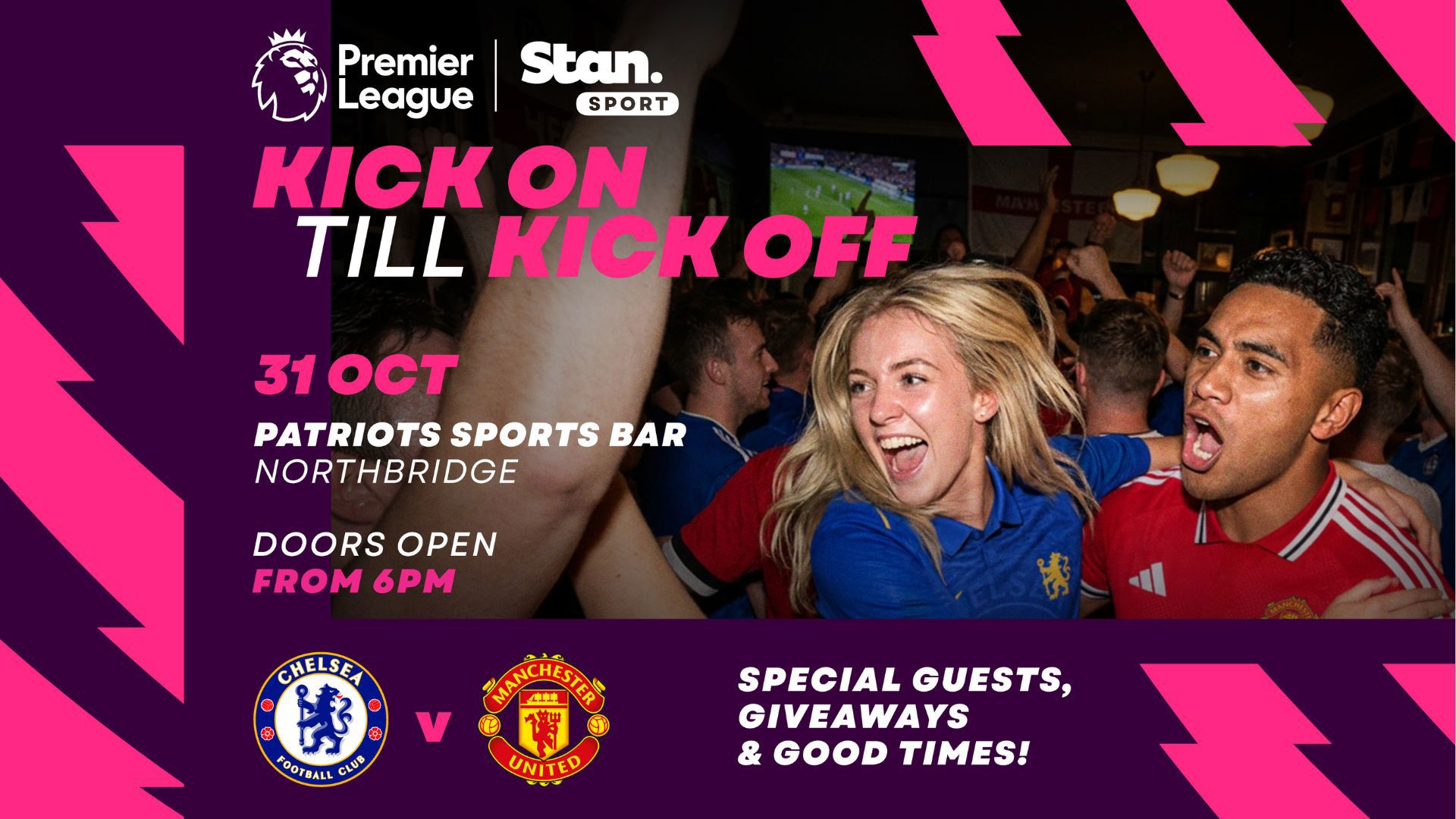 KICK ON TILL KICK OFF