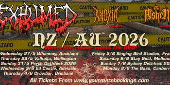 EXHUMED[USA] Returns To Melbourne.