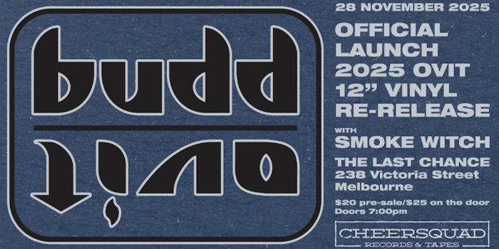 BUDD - Ovit 12'' VINYL RE-RELEASE