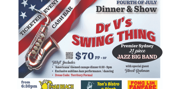 4th of July Jazz Show - Dr V's Swing Thing Big Jazz Band feat Tanzil Rahman