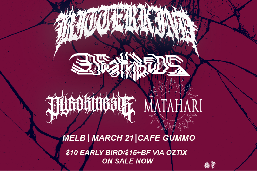 Metalcore Mayhem - Melbourne w/Bitter Kind, Deathbeds and Pyrokinesis