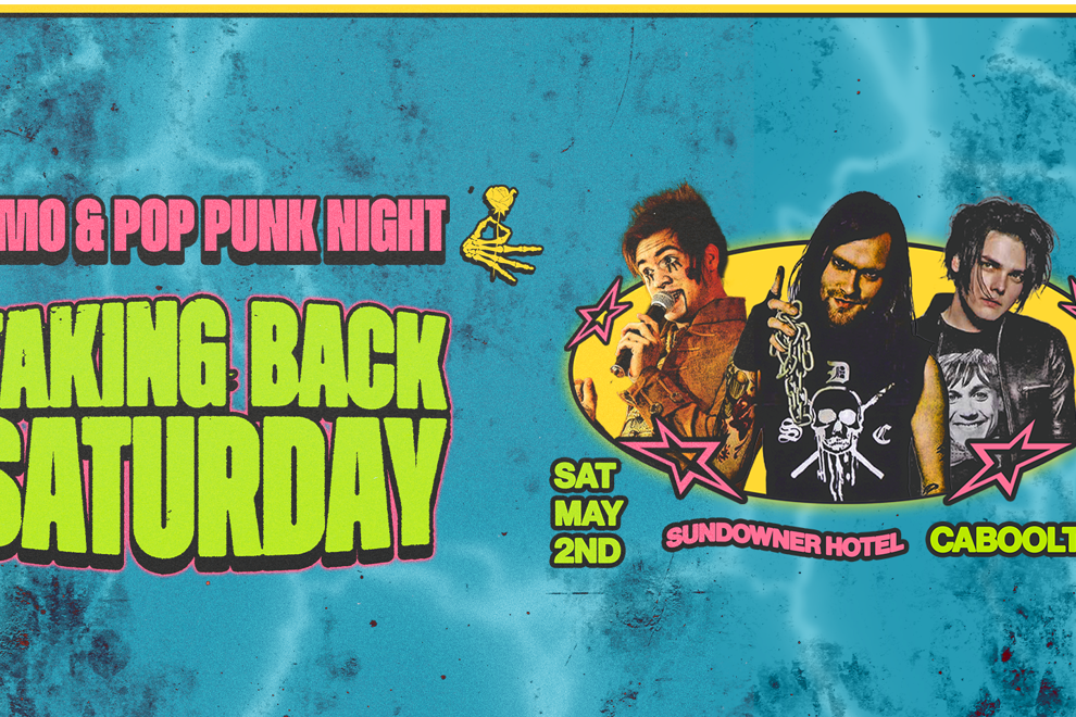 TAKING BACK SATURDAY: Emo & Pop Punk Night - Caboolture