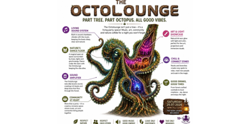 THE OCTOLOUNGE - PART TREE - PART OCTOPUS
