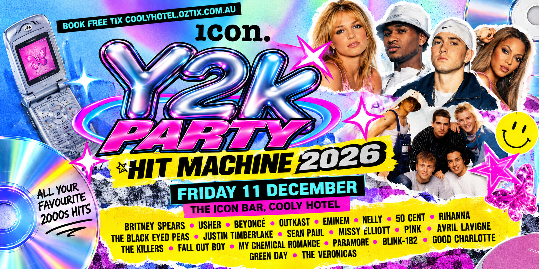 HIT MACHINE 2026 – Y2K PARTY!