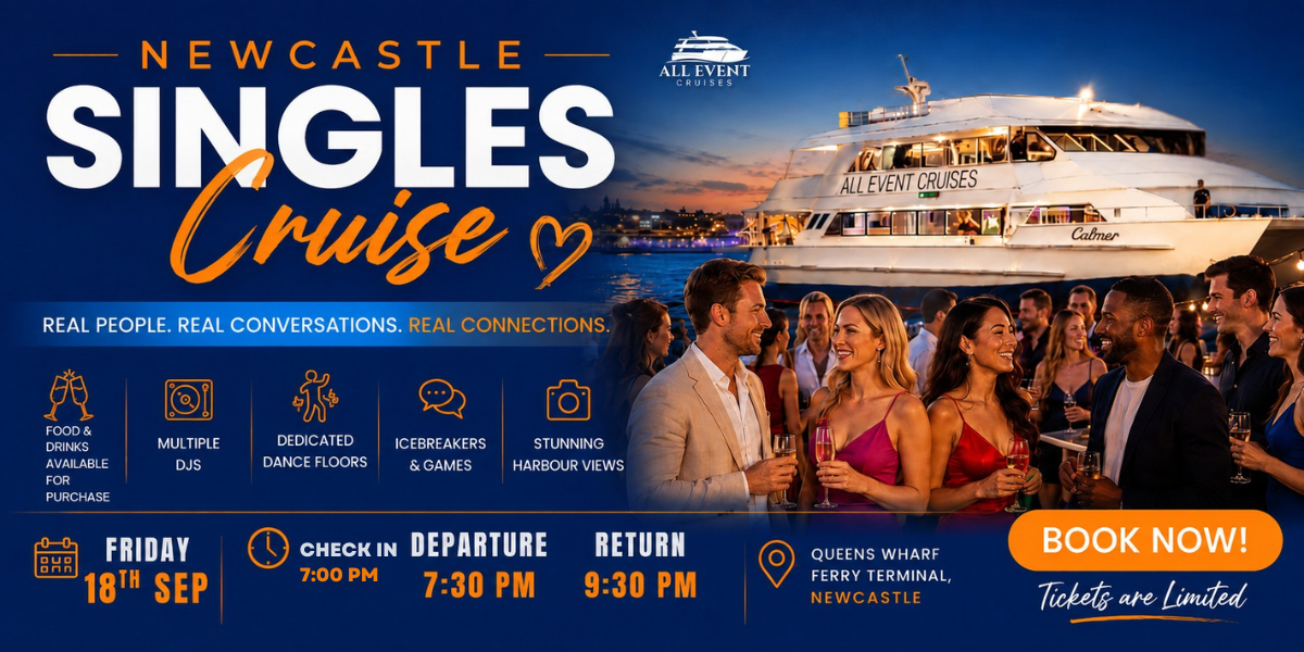 Newcastle Singles Cruise on the Harbour