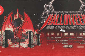 Taking Back Saturday Halloween: Emo & Pop Punk Party - Melbourne