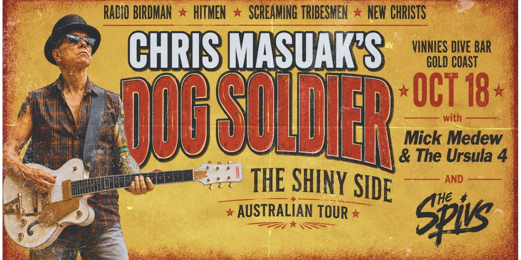 Chris Masuak’s Dog Soldier (ex-Radio Birdman) on the Gold Coast