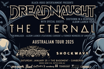 DREADNAUGHT & THE ETERNAL album launch tour//Canberra + guests