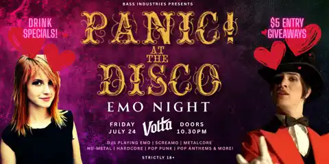 PANIC! AT THE DISCO: EMO NIGHT