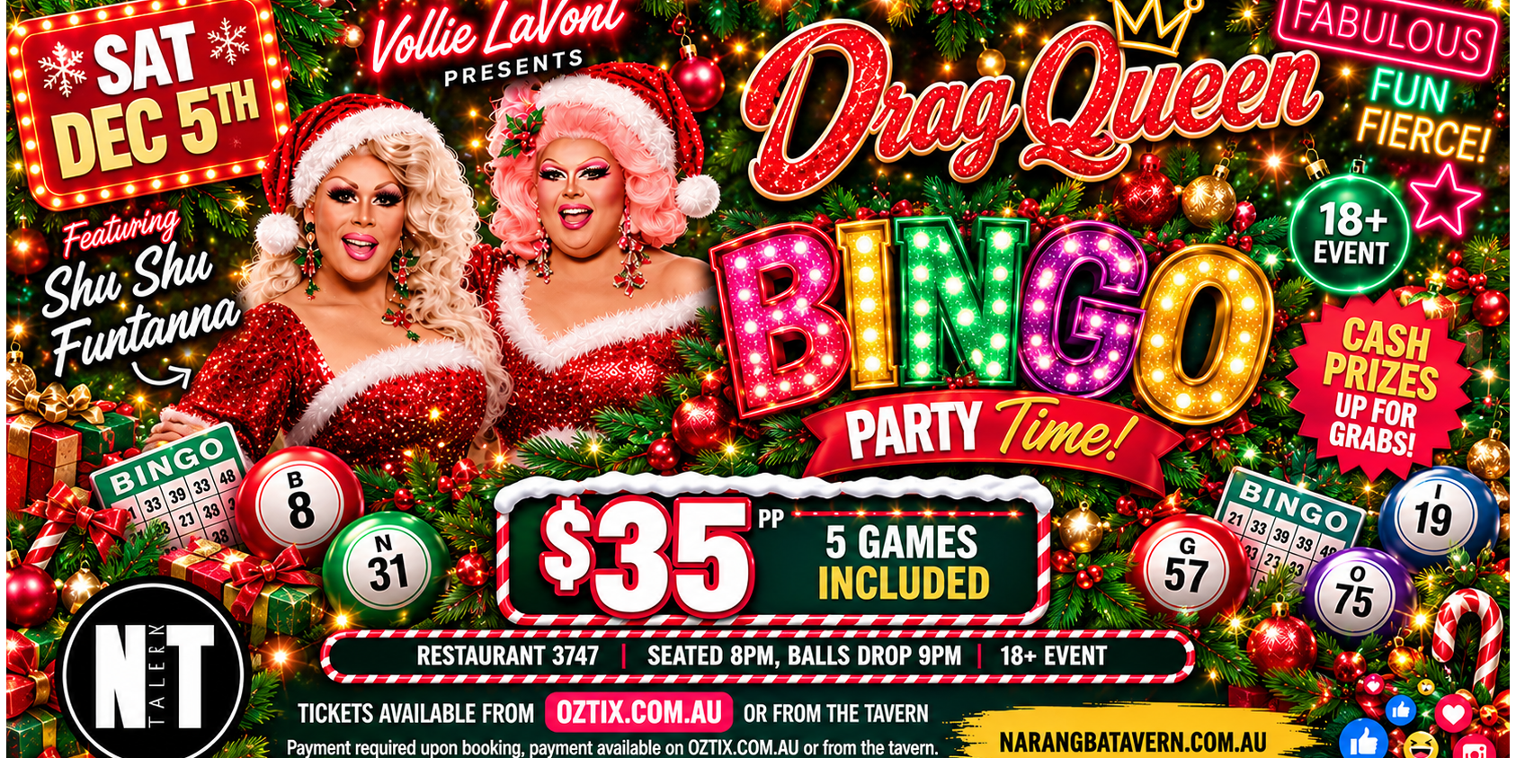 Vollie La Vont Presents Drag Queen Bingo