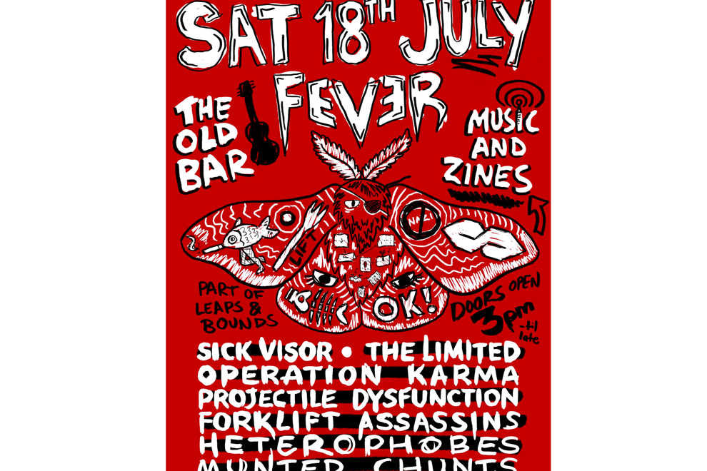 LEAPS AND BOUNDS PRESENTS: OLD BAR FEVER + ZINE FAIR