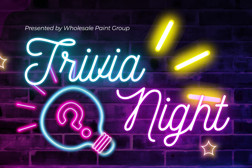 Wholesale Paint Group- Dunga Derby Trivia Night
