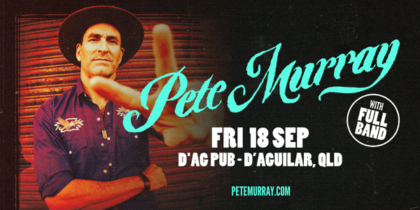 Pete Murray live at Dag Pub - Concert poster