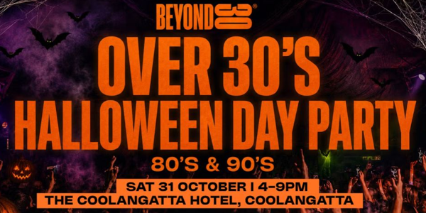 OVER 30'S HALLOWEEN DAY PARTY! (4PM) live at The Balcony at Cooly Hotel - Concert poster