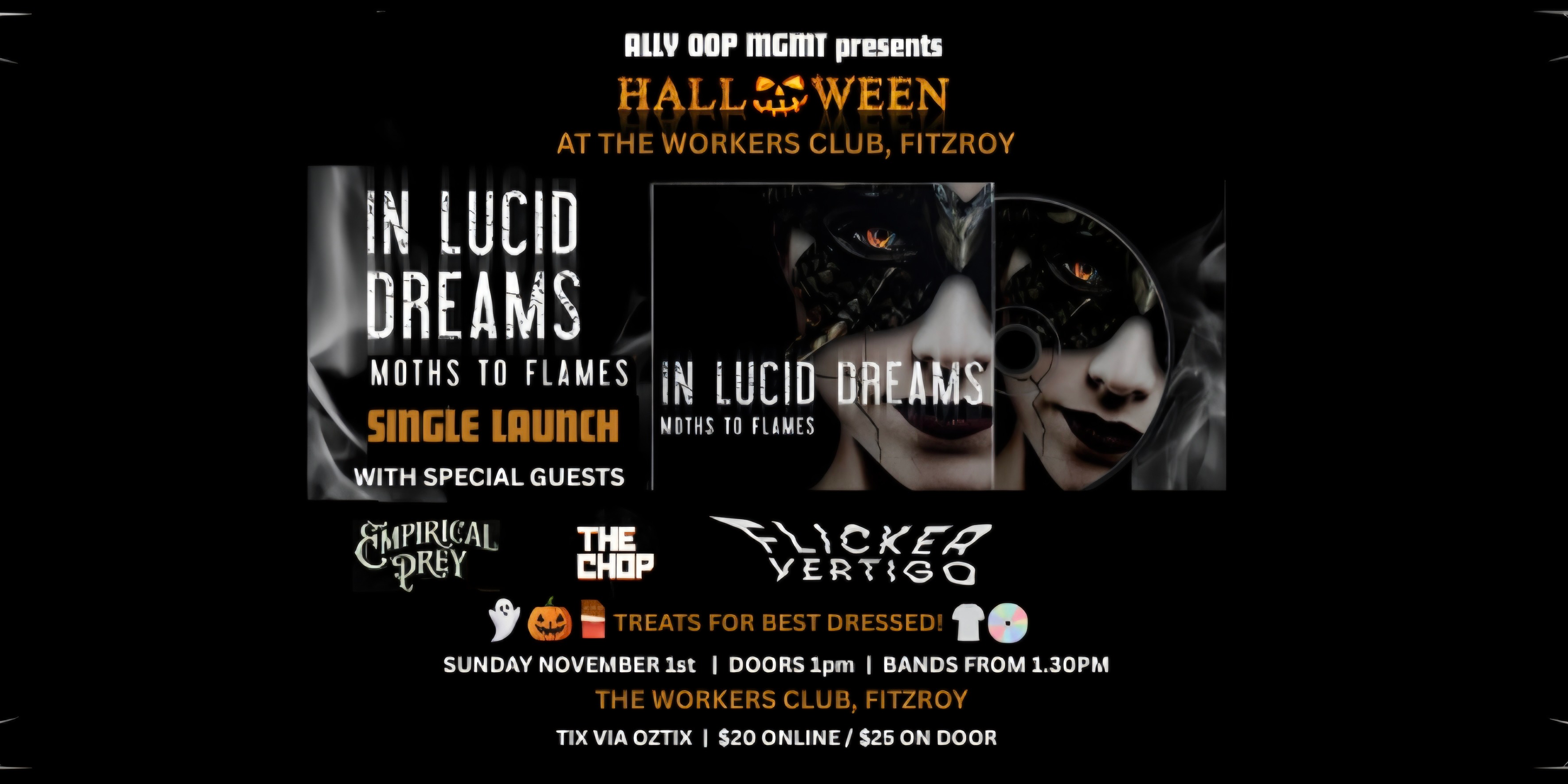 Halloween at The Workers Club ft. In Lucid Dreams (Single Launch)