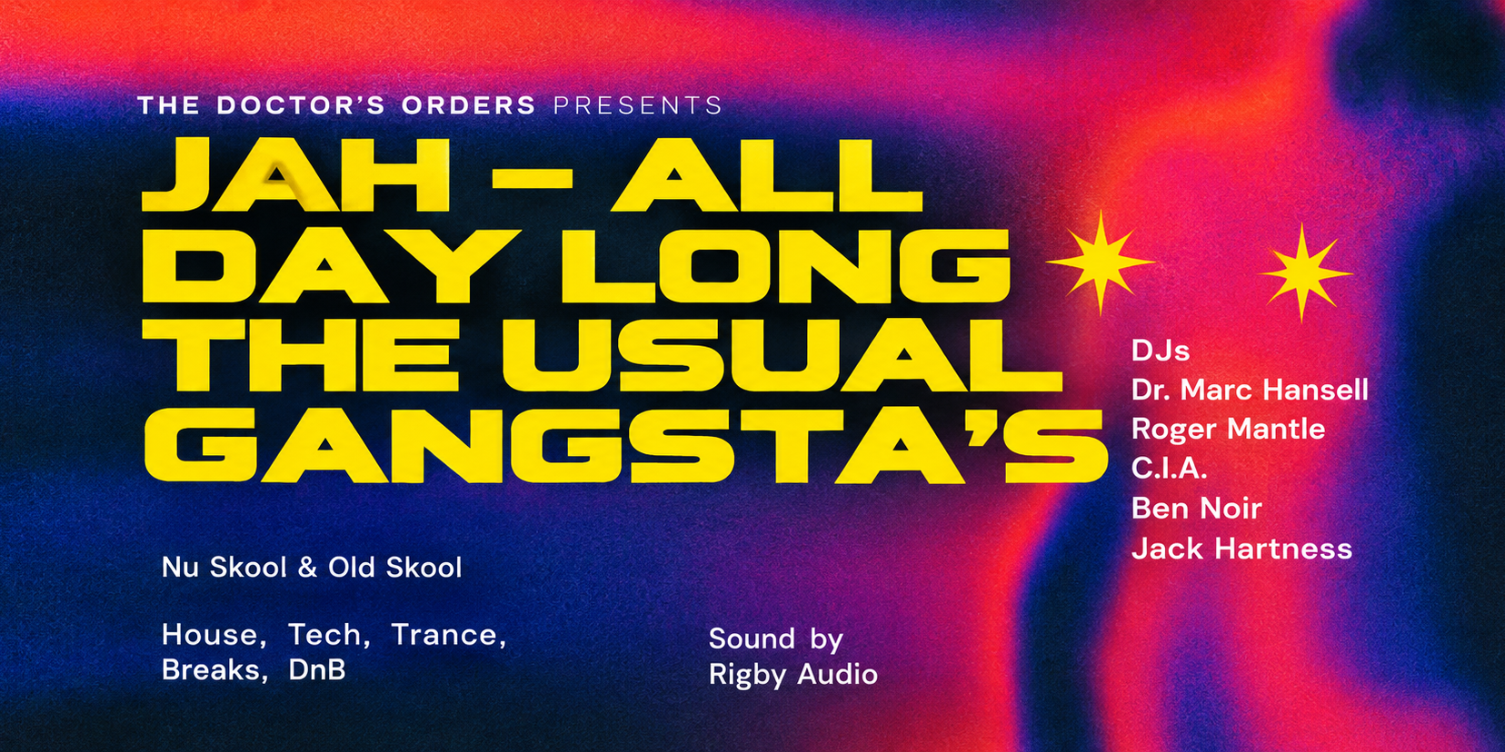 JAH All Day Long  + The Usual Gangsta's