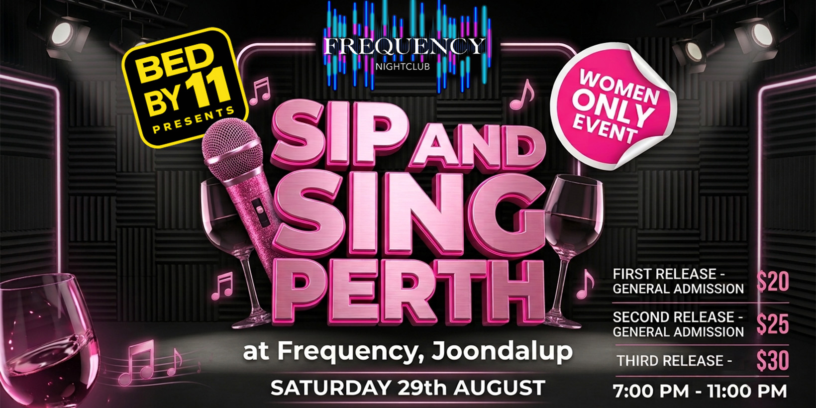 SIP AND SING PERTH @ FREQUENCY NIGHTCLUB JOONDALUP