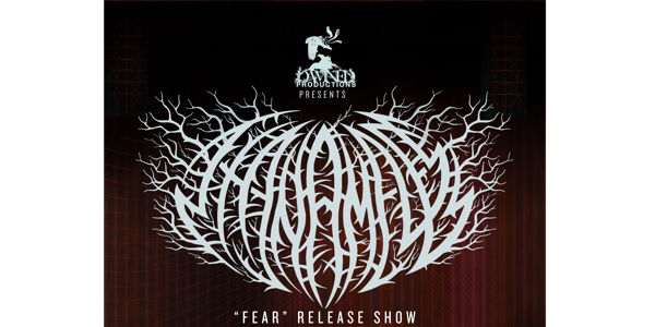 Nameless "FEAR" Release Show live at C.ex Coffs International Stadium - Concert poster