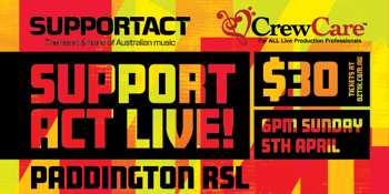 CANCELLED - Support Act Live!
