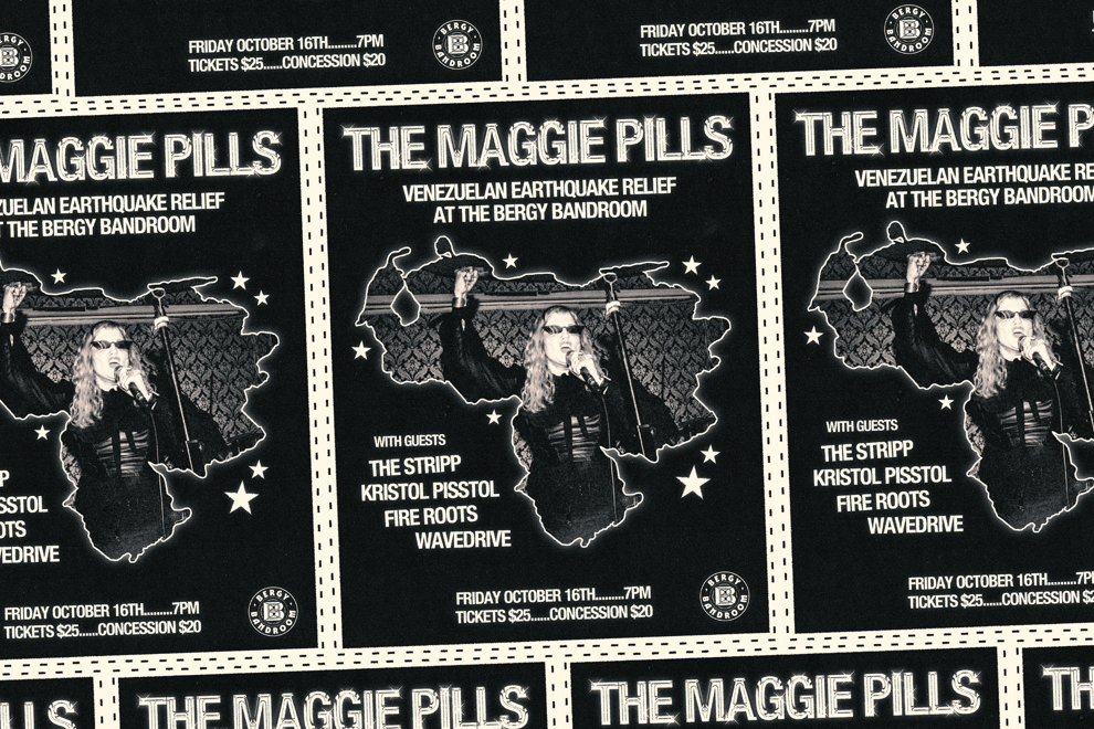 The Maggie Pills - Venezuelan Earthquake Relief at the Bergy Bandroom