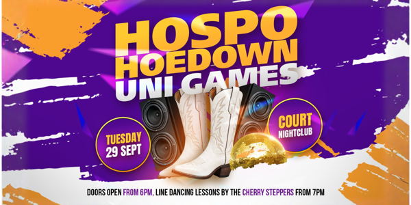 Hospo Hoedown: 29th September 2026 - Uni Games