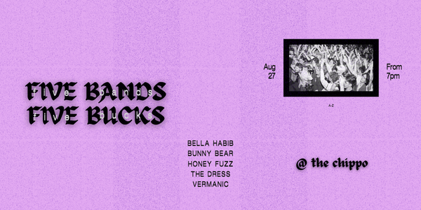 5 BANDS 5 BUCKS - AUGUST