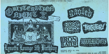 5 Years of Lynott's X Obliteration Night #10