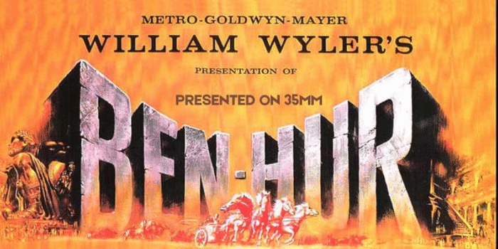 BEN HUR (M) presented in 35mm