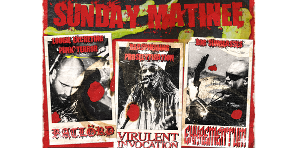 The Last Chance Sunday Metal Matinee live at The Last Chance Rock & Roll Bar - Concert poster