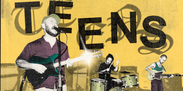 TEENS - Negative Energy Australian Tour live at Vinnies Dive - Concert poster