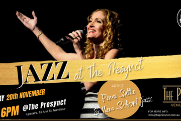 Renae Suttie & The New School Jazz Trio at The Presynct