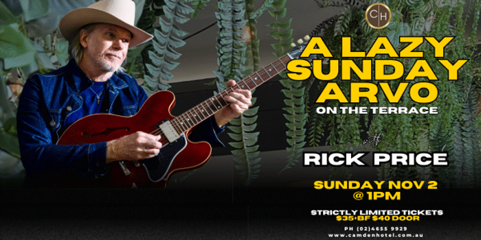 A Lazy Sunday Arvo with Rick Price