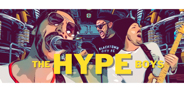 The Hype Boys live at Moonshiners Honky Tonk Bar - Concert poster