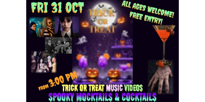 Trick or Treat - All Ages, Free Entry