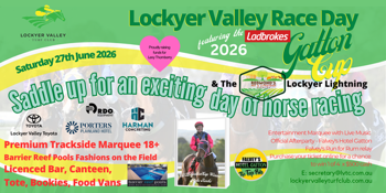 Lockyer Valley Race Day featuring the 2026 Ladbrokes Gatton Cup