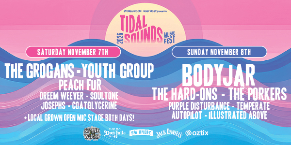 Tidal Sounds Music Festival 2026 live at Hoey Moey Hotel - Concert poster