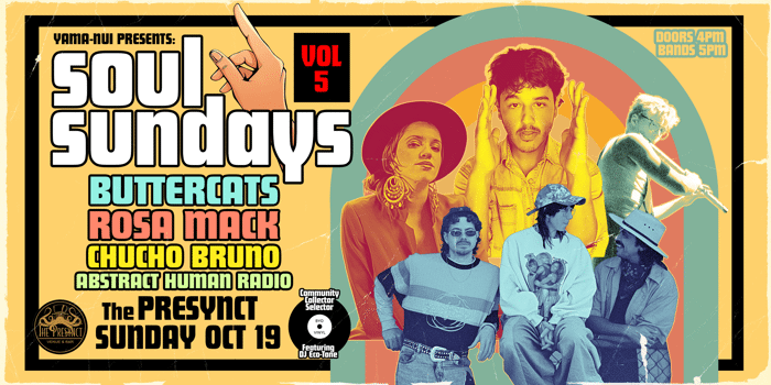 SOUL SUNDAYS Vol 5. feat. BUTTERCATS | ROSA MACK | CHUCHO BRUNO | ABSTRACT HUMAN RADIO | DJ Eco-tone