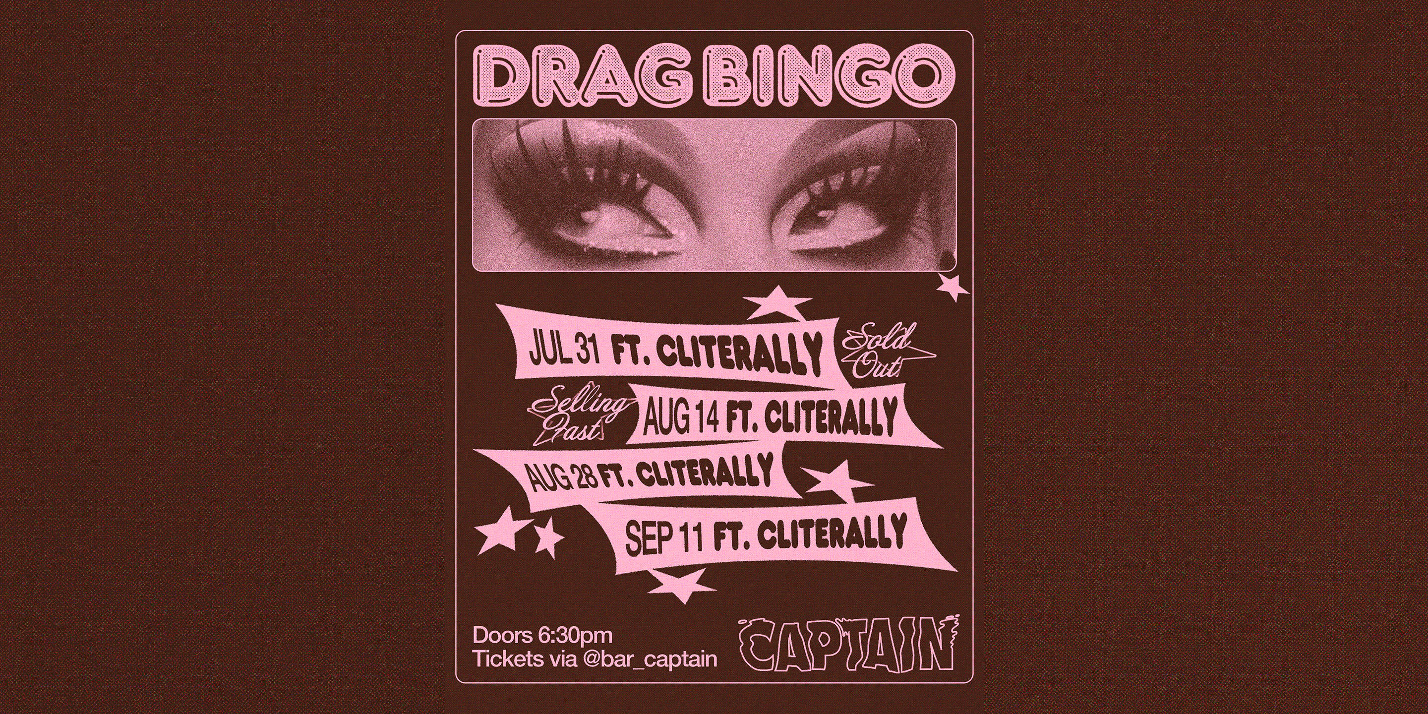 Drag Bingo - August 28, Geelong